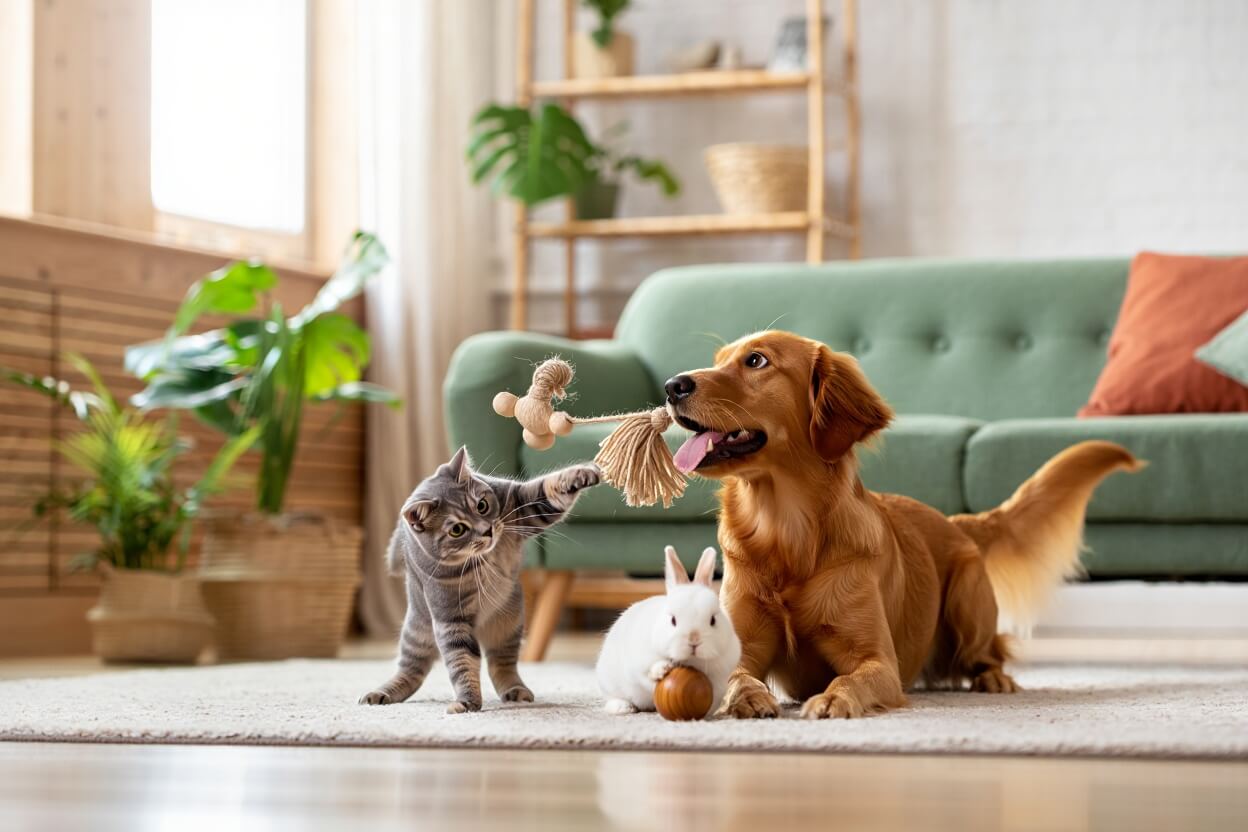 Happy pets with Pawtica toys
